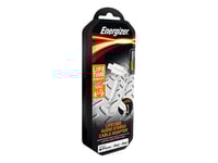 Energizer Hardcase - Lightning Till 3,5 Mm Jack Ljudadapter Mfi Certifierad 11 Cm Eu (Vit)
