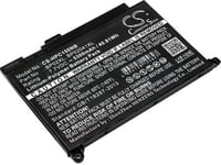 Kompatibelt med HP Pavilion 15-AU001NF, 7.7V, 5300 mAh