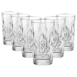 Bormioli Rocco 12x Bartender Stone Highball Glasses Water Tumblers 490ml Clear