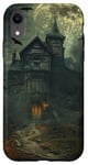 iPhone XR Haunted Manor Gothic Spooky Halloween Bats Horror Case