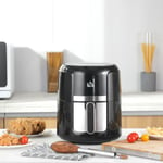 Air Fryer 1300W 4L with Rapid Air Circulation Timer and Nonstick Basket HOMCOM