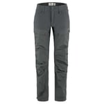 Fjallraven 86705-050 Keb Trousers Curved W Pants Women's Basalt Size 44/L