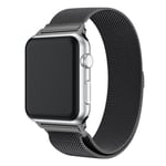 Apple Watch 42mm unique stainless steel watch band - Black