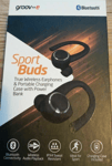 Groove true wireless 25hr play Sport Buds GVTW06BK In-Ear Headphones - Black NEW