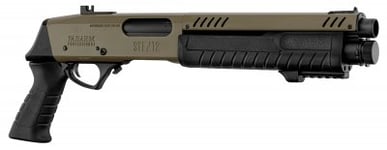 Black Ops Fabarm STF12 Short Shotgun Pump Gas 6mm - Flat Earth