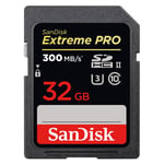 SDHC Extreme Pro 32GB UHS-II U3 300/260MB/s Class 10