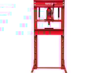 Yato Yt-55581, Manuell Hydraulisk Press, 20 T, 69,5 Cm, Röd, Metall, 700 Mm