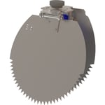 NI TX11 Lås rensbrunn 160 mm spjäll