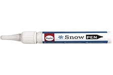 Rayher Snow-Pen stylo-feutre effet neige p dessin, écriture 30ml blanc, 38708000