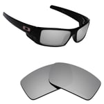 Hawkry SaltWater Proof Silver Replacement Lenses for-Oakley Gascan -Polarized