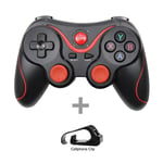 T3 Avec Stand Vente En Gros Terios Manette De Jeux Sans Fil De Jeu Bluetooth Bt3.0 Joystick Pour Téléphone Portable Tablette Tv Support De Boîte