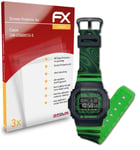 atFoliX 3x Screen Protection Film for Casio DW-D5600TD-3 matt&shockproof