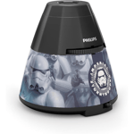 Star Wars Philips LED 4.5V Childrens Night Light and Projector 0.1W - Black