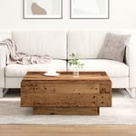 Kaffebord Gammalt Trä 80x80x31 cm Konstruerat Trä