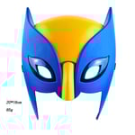 Wolverine Mask, Klor, Kappa Tillbehör Kostym Barn Halloween Maskeradklädsel Luminous mask