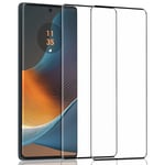 2-Pack Motorola Edge 50 Fusion Skärmskydd - Härdat Glas 9H - Super kvalitet 3D