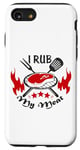 iPhone SE (2020) / 7 / 8 Funny Text I Rub My Meat BBQ Dad Offset Smoker Pit Accessory Case