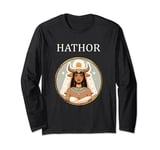Hathor Egyptian Goddess of Love and Beauty Long Sleeve T-Shirt