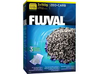 Fluval Carbon Zeo-Carb Cartridge For Filters, 450G (3X150g)