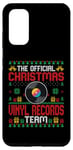 Galaxy S20 Funny Christmas Vinyl Records Team Vinyl Records Player Xmas Case