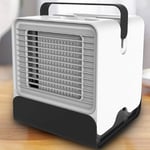 Mini Anion Portable Air Conditioner Multifunction USB Desktop Cooler Humidifier Purifier Office Home Refrigeration Fan 151 * 150 * 171mm-White