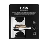 Haier Universal Stacking Kit with Sliding Shelf for Washing Machines and Dryers, Secure and Stable, Easy to Install, Perfect for Haier Series 3, 5, 7