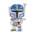 Funko Pop! Large Enamel Pin Star Wars: Heavy Armor Mando - the Mandalorian - Star Wars: the Mandalorian Enamel Pins - Cute Collectable Novelty Brooch - for Backpacks & Bags - Gift Idea