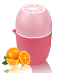 Lechin Lemon Squeezer with Unique Lemon Shape Design Citrus Juicer Manual Two Ways of Use for Different Fruits (Pink)