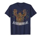 Star Wars Chewbacca Angry Christmas Lights Poster T-Shirt