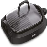 TEFAL Plancha Electric Smokeless Grill with Lid, Black, Plastic/Steel,... 