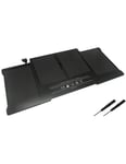 Batteri för MacBook Air 13" 2010-2011 A1405 A1377 inkl verktyg