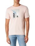 United Colors of Benetton Men's T-Shirt 3yr3u104t, Light Pink 3v5, M