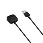 För Fitbit Versa 4 USB Laddningskabel docka 1m
