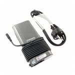original charger (power supply) 09TXK7, 19.5V, 6.67A for DELL Precision 5510, slim, plug 4.5 x 3.0 mm round with pin - Neuf