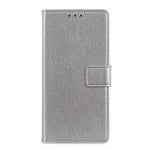 MingMing Wallet Case for OnePlus 9 Pro Flip Case Leather Wallet Card Cover Compatible with OnePlus 9 Pro (Silver)