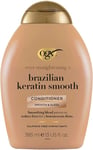 OGX Brazilian Keratin Smooth Conditioner for Dry Hair, 385Ml