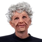 Realist Old Man Mask Latex Mask för Karneval Halloween B B