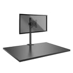 LINDY 40656 Single Display Short Bracket with Pole and Desk Clamp, 51.0 cm*10.6 cm*11.0 cm