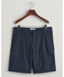 Gant Mens Relaxed Shorts - Marine - Size 40 (Waist)