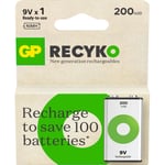 Recyko NiMH Battery 9V 200mAh 1-pack