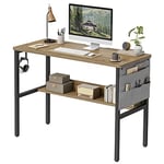 CubiCubi Bureau Informatique Ordinateur - 96 * 40 * 73 cm Simple Bureau Petite PC Table Stable pour Bureau, Domicile, Chambre, Salon, Expresso