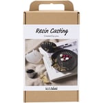 Creativ - Craft Kit Resin Casting, Mussel, black, gold (977818)