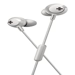 PHILIPS Audio SHE4305WT/00 Bass+ Wired Earphones with Microphone Wired, Ideal for Sport - White one size SHE4305WT/00