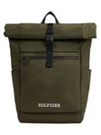Tommy HilfigerMonotype Roll-Top Backpack - Army Green