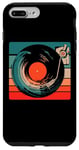 Coque pour iPhone 7 Plus/8 Plus Retro Vinyle Platine Lecteur 70s - 60s Vintage Disque