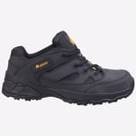 Amblers Safety FS68C Mens Leather Protective Safety Trainers Black