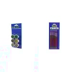 Revell - 32341 - Accessoire pour Maquette - Couleurs Militaires 6 Pots & 29621 - Accessoire Maquette - Pinceaux - Pinceaux Standard 6 Tailles