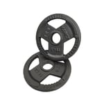 T-Sport Olympic Discs Weight Plates TRI GRIP Cast Iron 2" 2x5KG Barbell