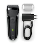 Braun Mens Clean Shaver, Rechargeable Electric, 1 Hour Charge Time, Series3 300