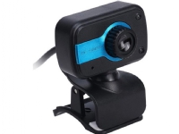 Strado web camera WebCam 8817 web camera with microphone (Black and Blue) universal